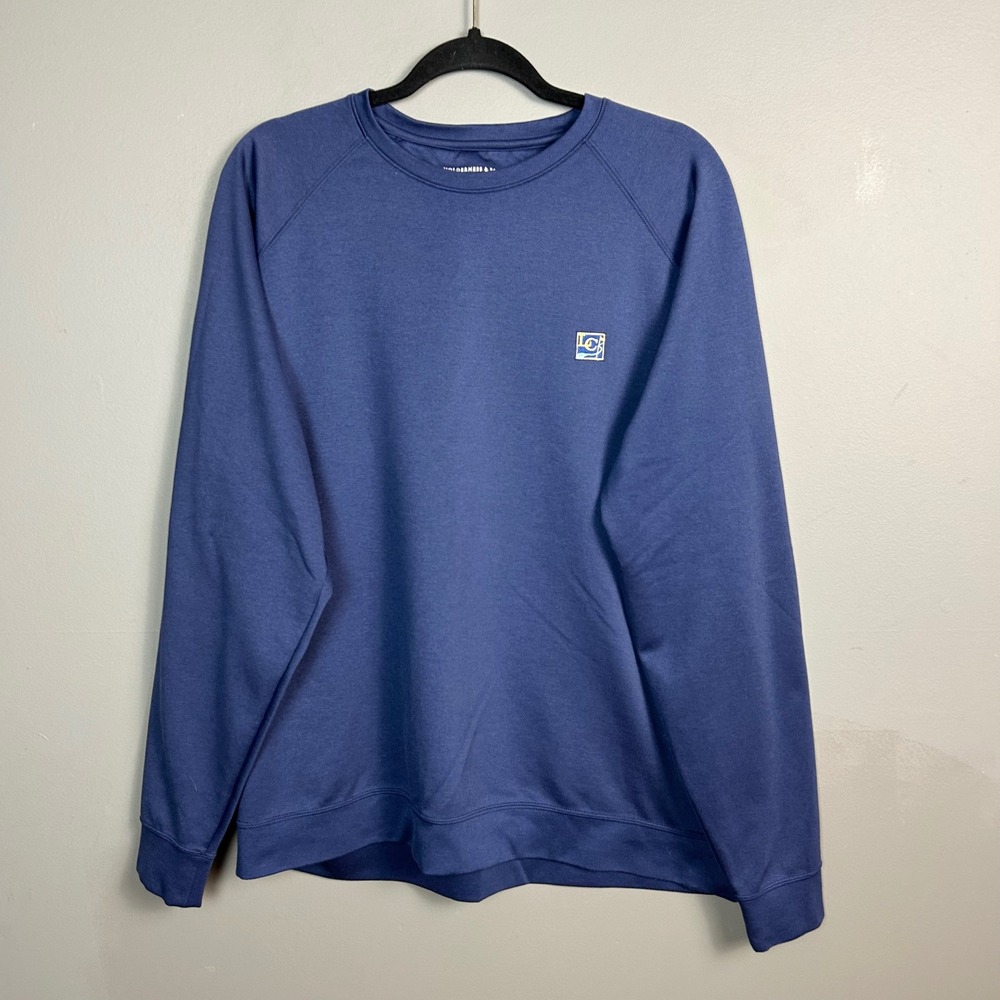 Holderness & Bourne‎ Pullover Mens XL Blue Dry Luxe Performance Tailored Fit